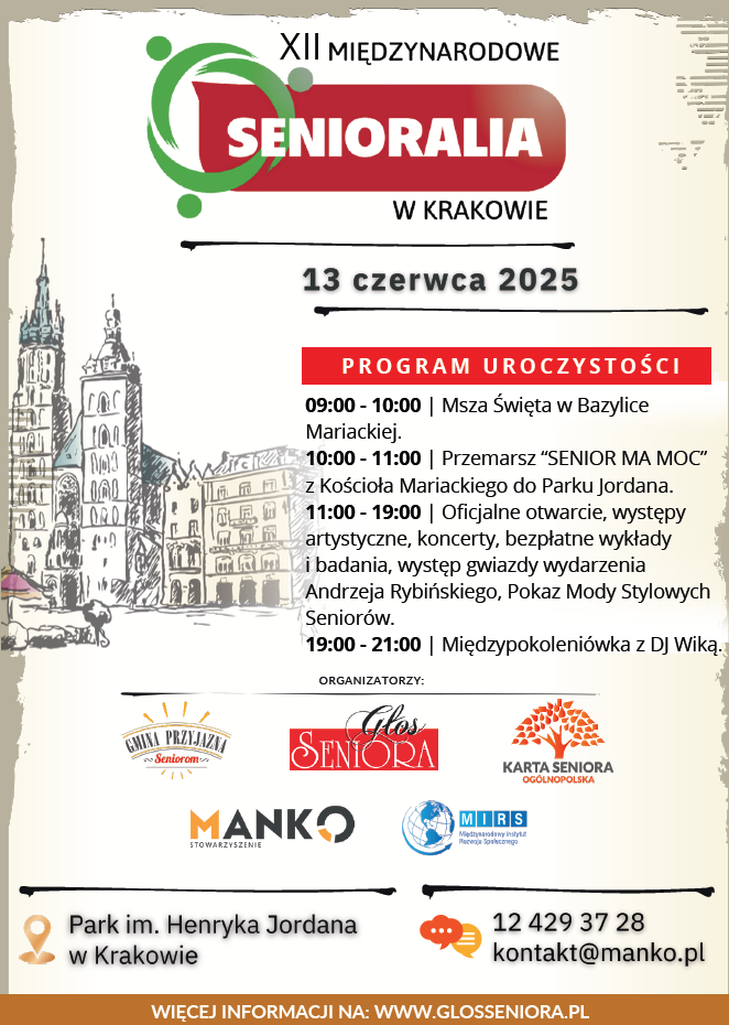 plakat senioralia