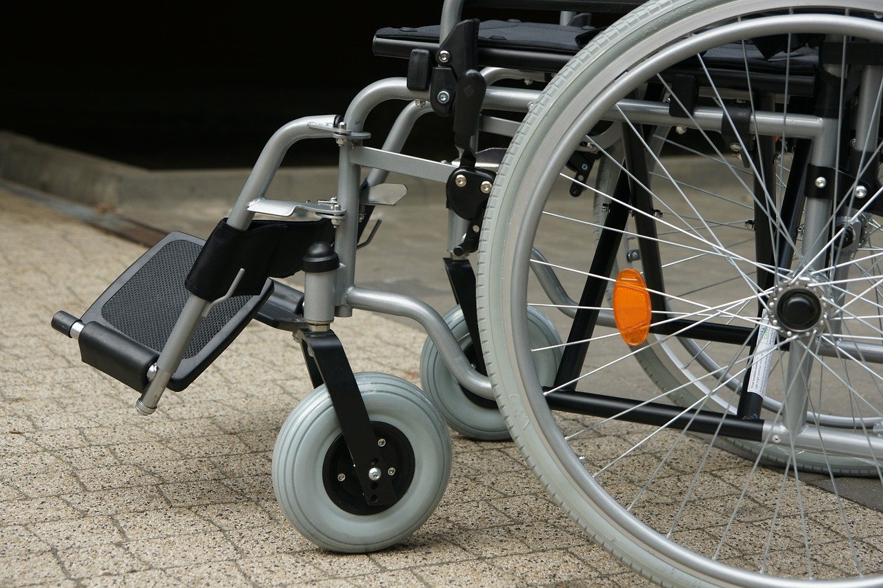 ilustracja wózka inwalidzkiego