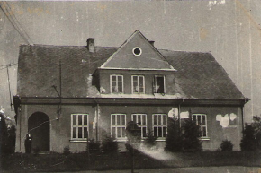Budynek szkoły w latach 60-tych