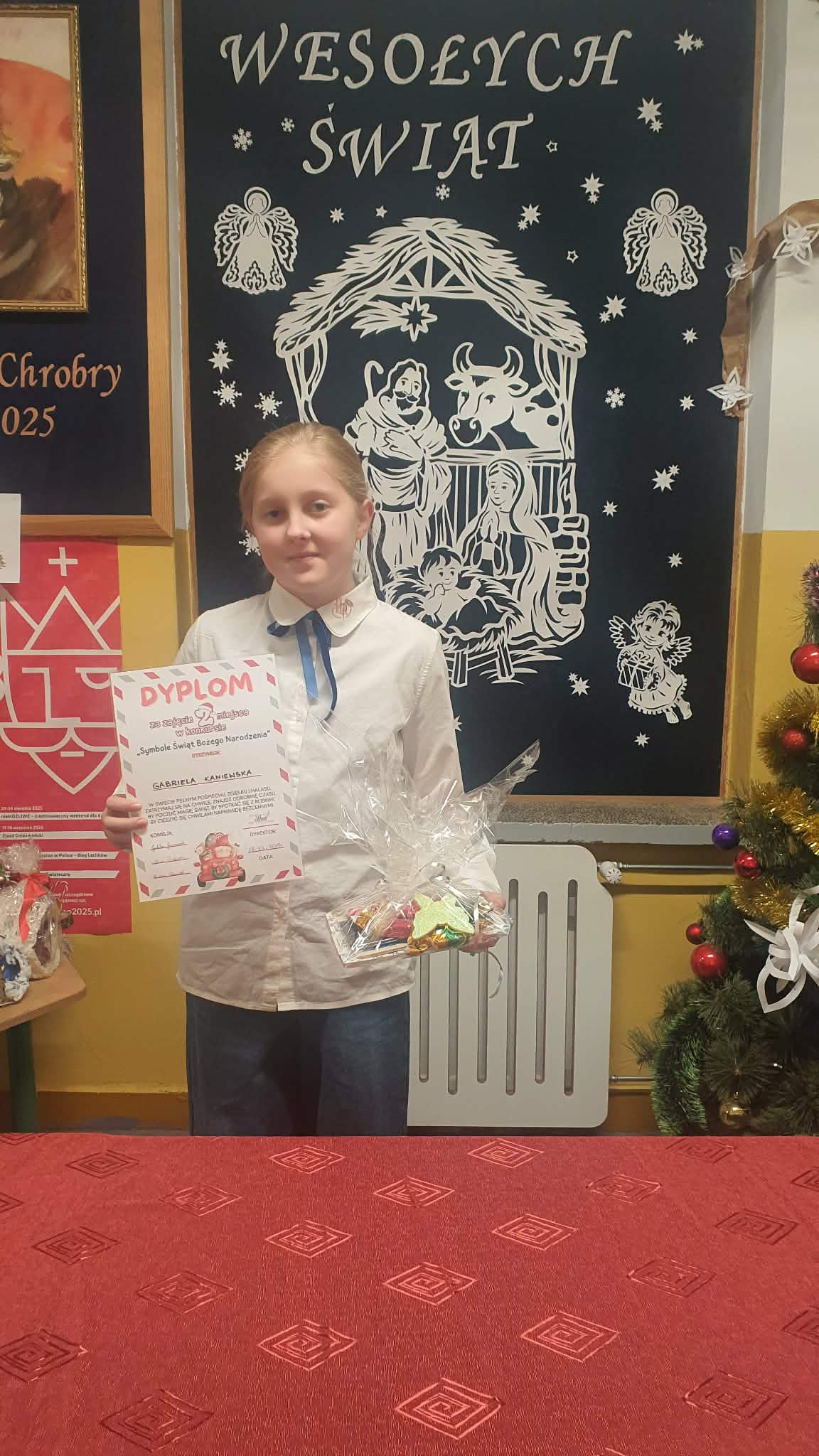 Grafika ilustrująca laureatkę konkursu