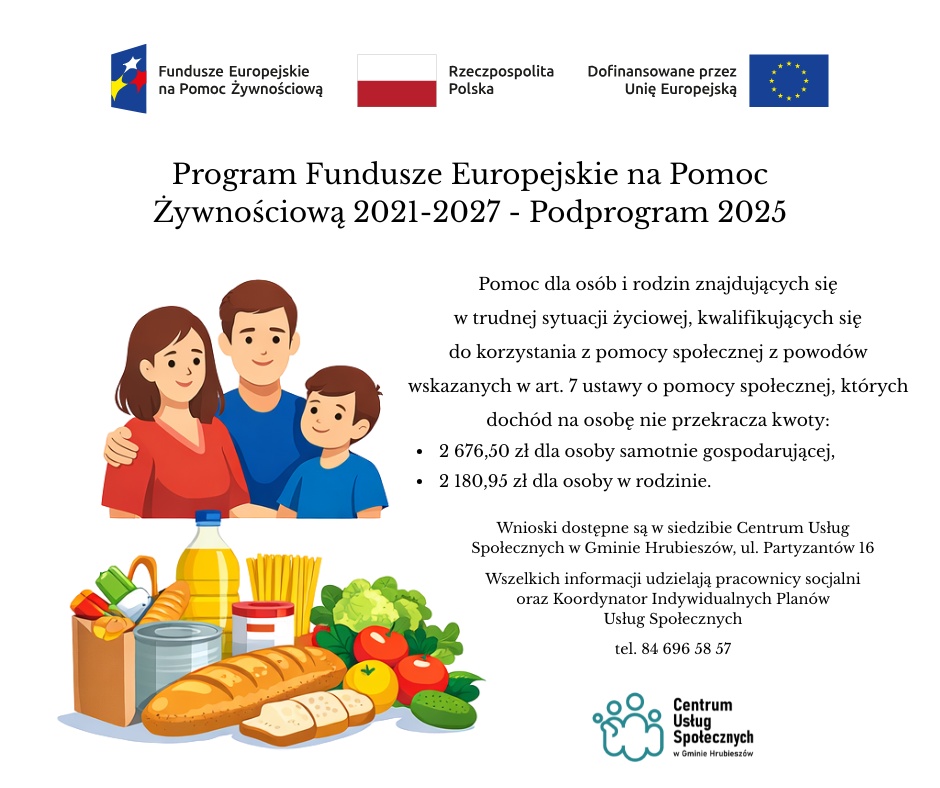 Program Fundusze Europejskie na Pomoc Żywnościową 2021-2027 
