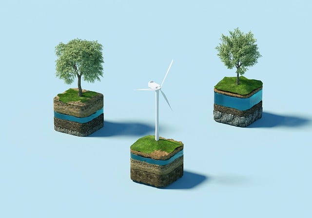 Grafika ilustrująca energię odnawialną