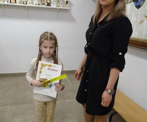 Laureatka pierwszego miejsca z wychowawczynią