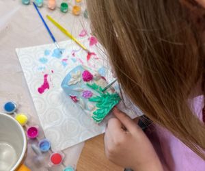 Uczniowie podczas warsztatów