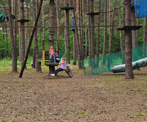 Zabawa w parku linowym