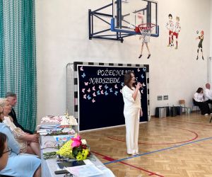 Pani Dyrektor podczas przemówienia