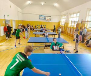 Uczestnicy turnieju podczas rozgrywek