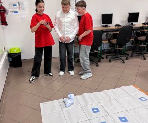 zabawy z robotem Photon