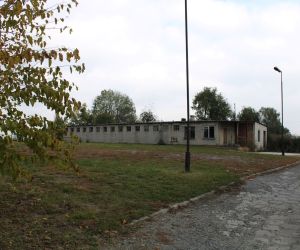 Budynek dawnego punktu skupu żywca.