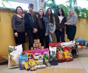 Dary dla schroniska dla zwierząt w Zamościu.
Wolontariusze i Opiekunowie