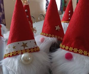 Świąteczne krasnale.