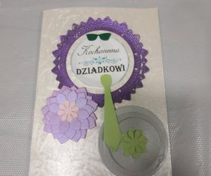 Laurki dla babci i dziadka wykonane podczas warsztatów