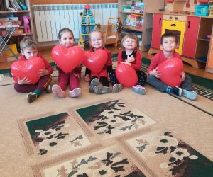 Walentynki u maluszków.