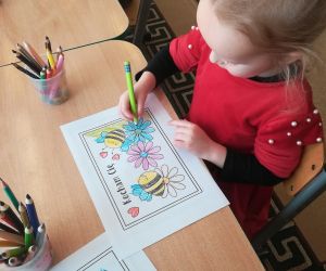 Walentynkowa praca plastyczna