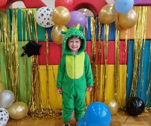 Chłopiec  w stroju karnawałowym 