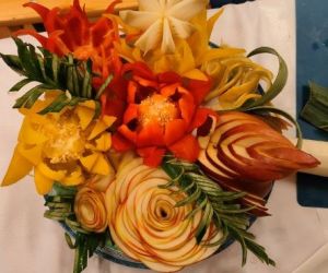 Ozdoby wykonane podczas warsztatów.