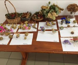 Zabawne figurki ziemniaczane wykonane przez dzieci