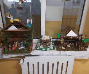 Szopki wykonane na konkurs