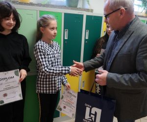 Gratulacje dla zwycięzcy za II miejsce w konkursie