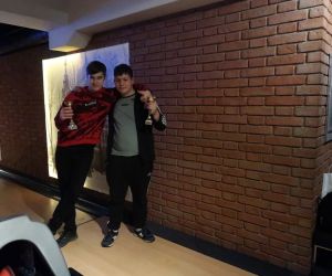 Alan i Michał- mistrzowie gry w kręgle