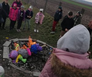 Marzanna pali się w ognisku