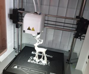 Wydrukowany świąteczny jelonek