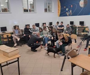 Uczniowie aktywnie uczestniczą w zajęciach