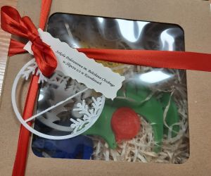 Ozdoby 3D zapakowane w pudełku 