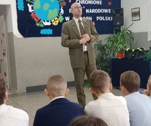 Prelekcja przedstawiciela nadleśnictwa