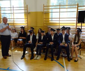 Sołtys wsi Czerniczyn wygłasza przemowę