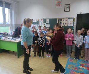 Podziękowanie dla prowadzącej warsztaty