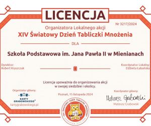 Licencja Organizatora Lokalnego Akcji 